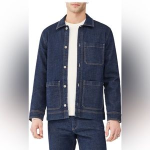 DL1961 SEAN DENIM SHIRTJACKET SIZE LARGE -COLOR DARK RINSE BRAND NEW
